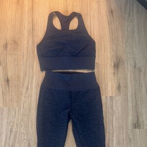 ALO Yoga Navy Blue Set